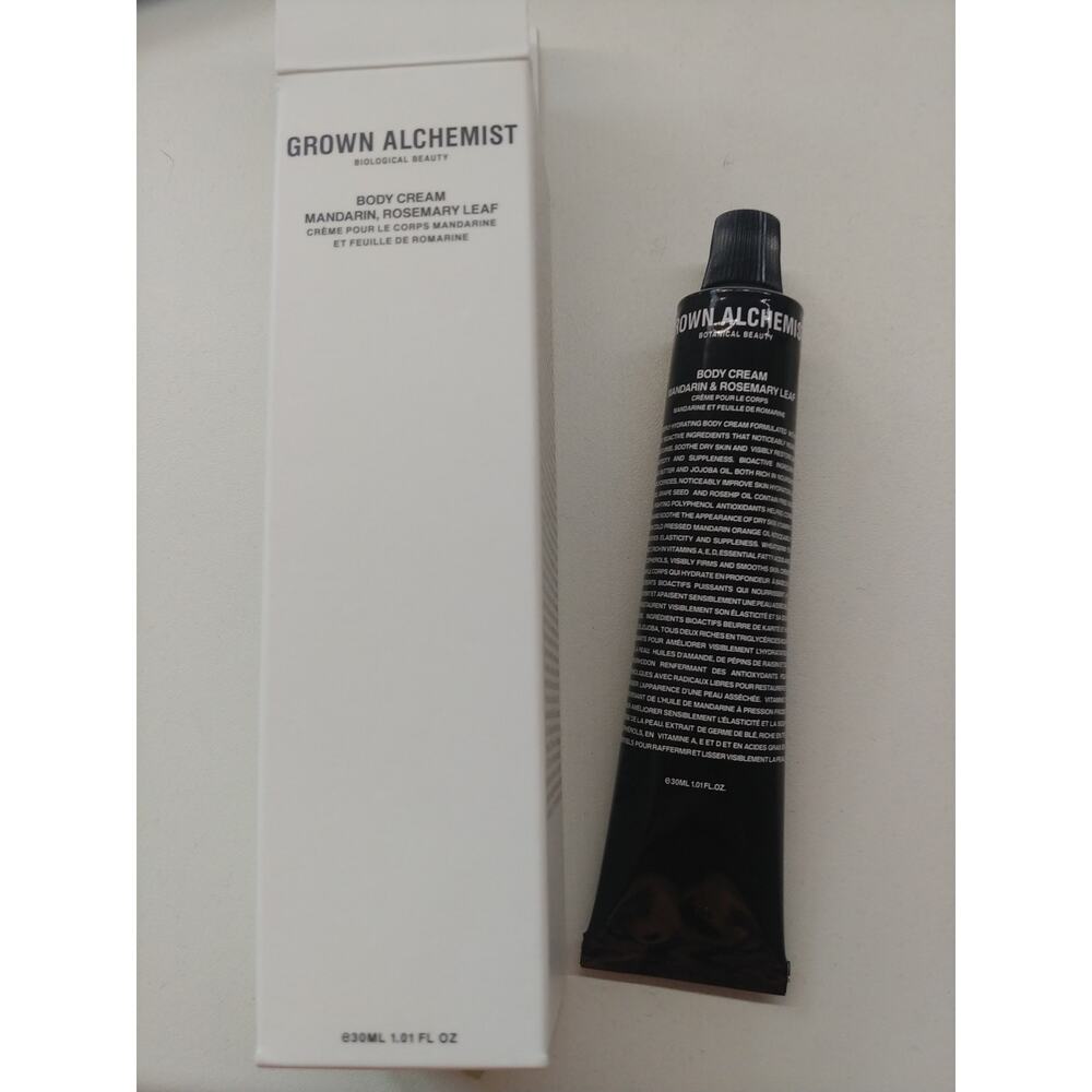 Grown Alchemist Body Cream Mandarin, Rosemary Leaf Organic Vegan NEW